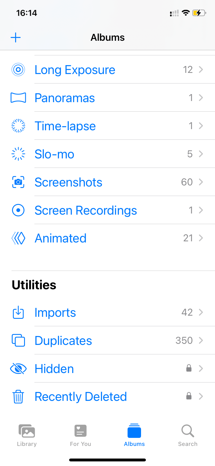 How to find your hidden photos on iPhone: Screenshot 1