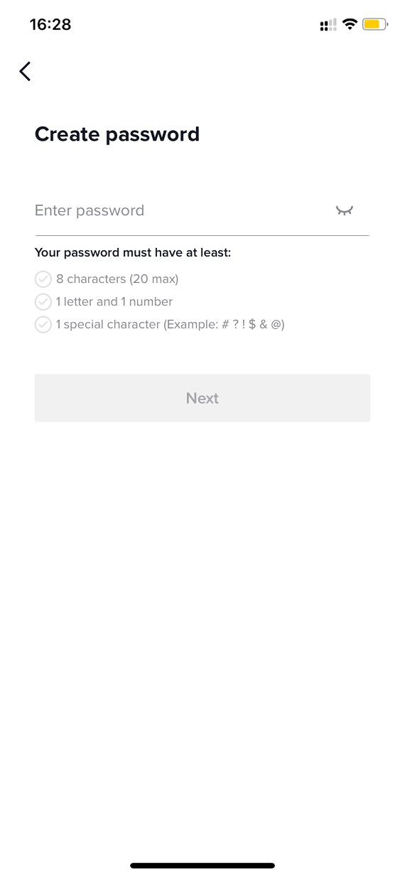 How to reset your password on TikTok: Screenshot 2