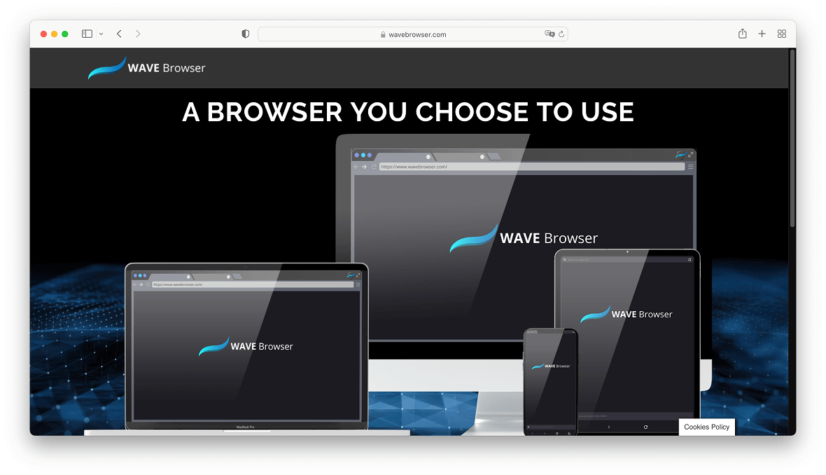 Wave Browser: Screenshot