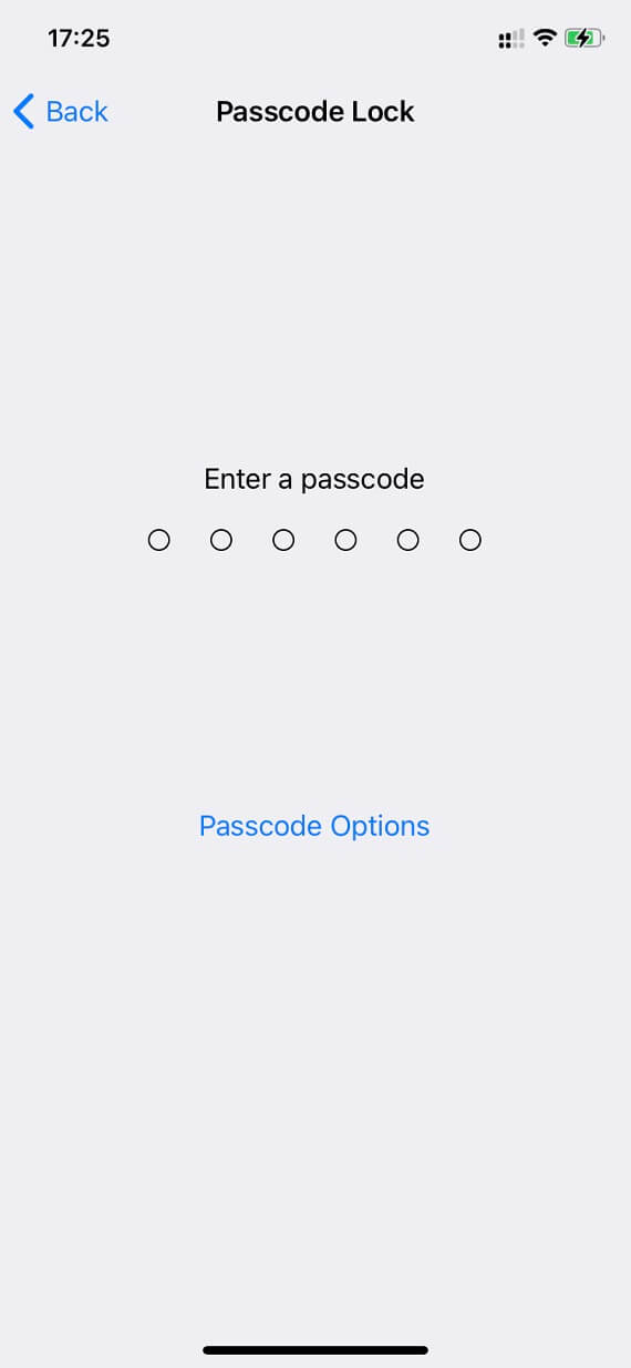 How to set up a passcode for Telegram: Screenshot 2