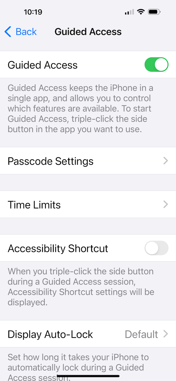 Use Guided Access to lock apps on iPhone.