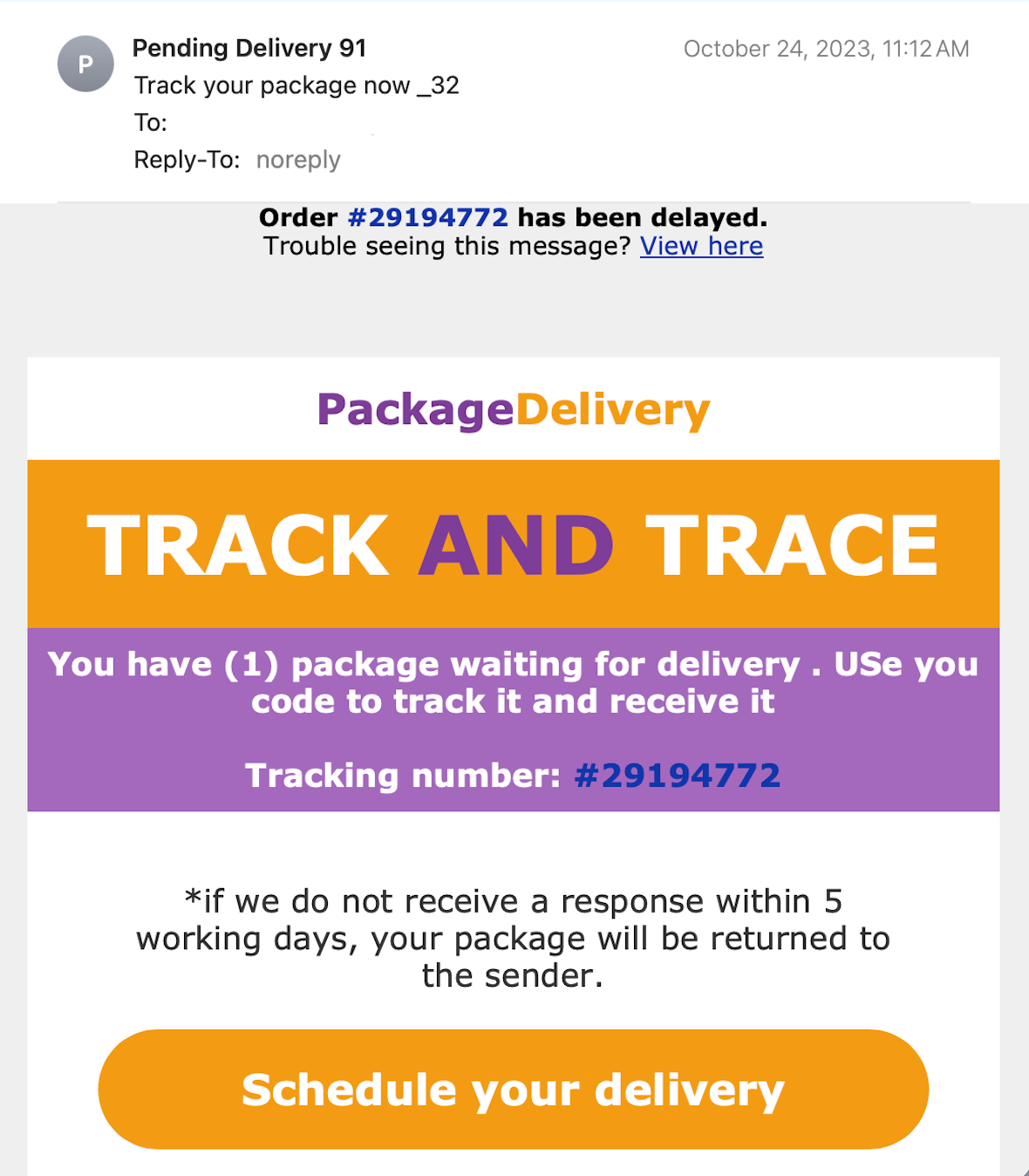 Hacking Package Pickup