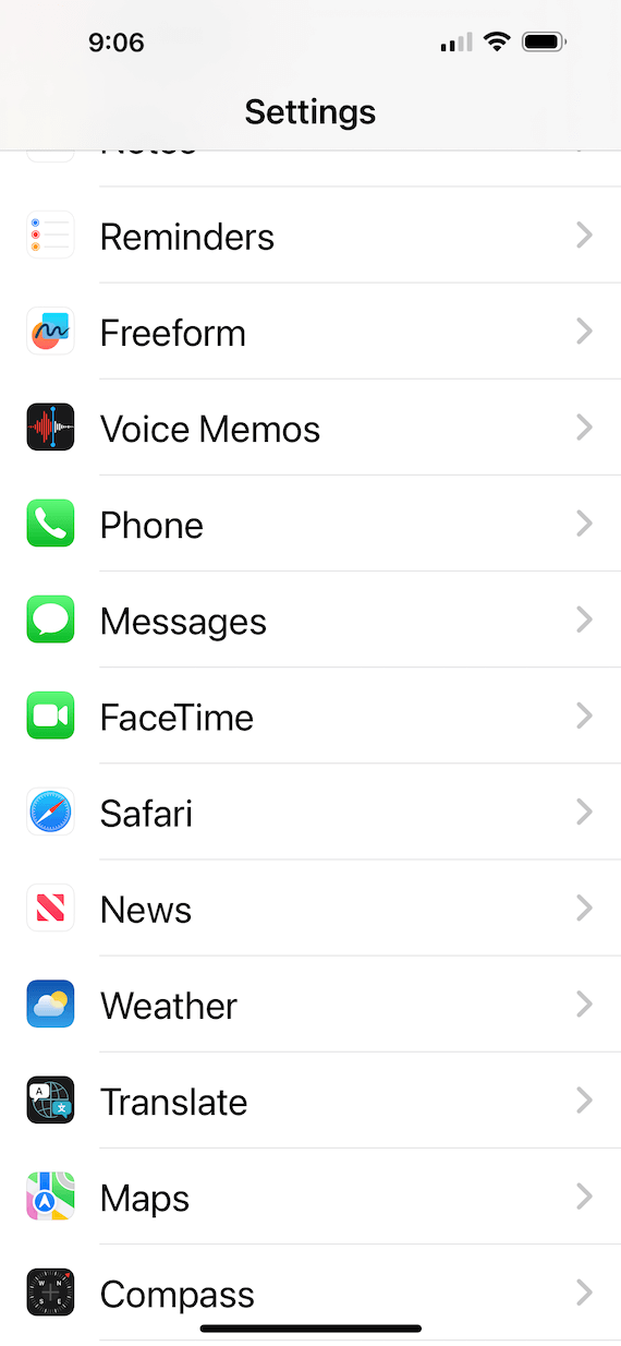 A screenshot of the Settings on iPhone showing how to block unwanted calls.