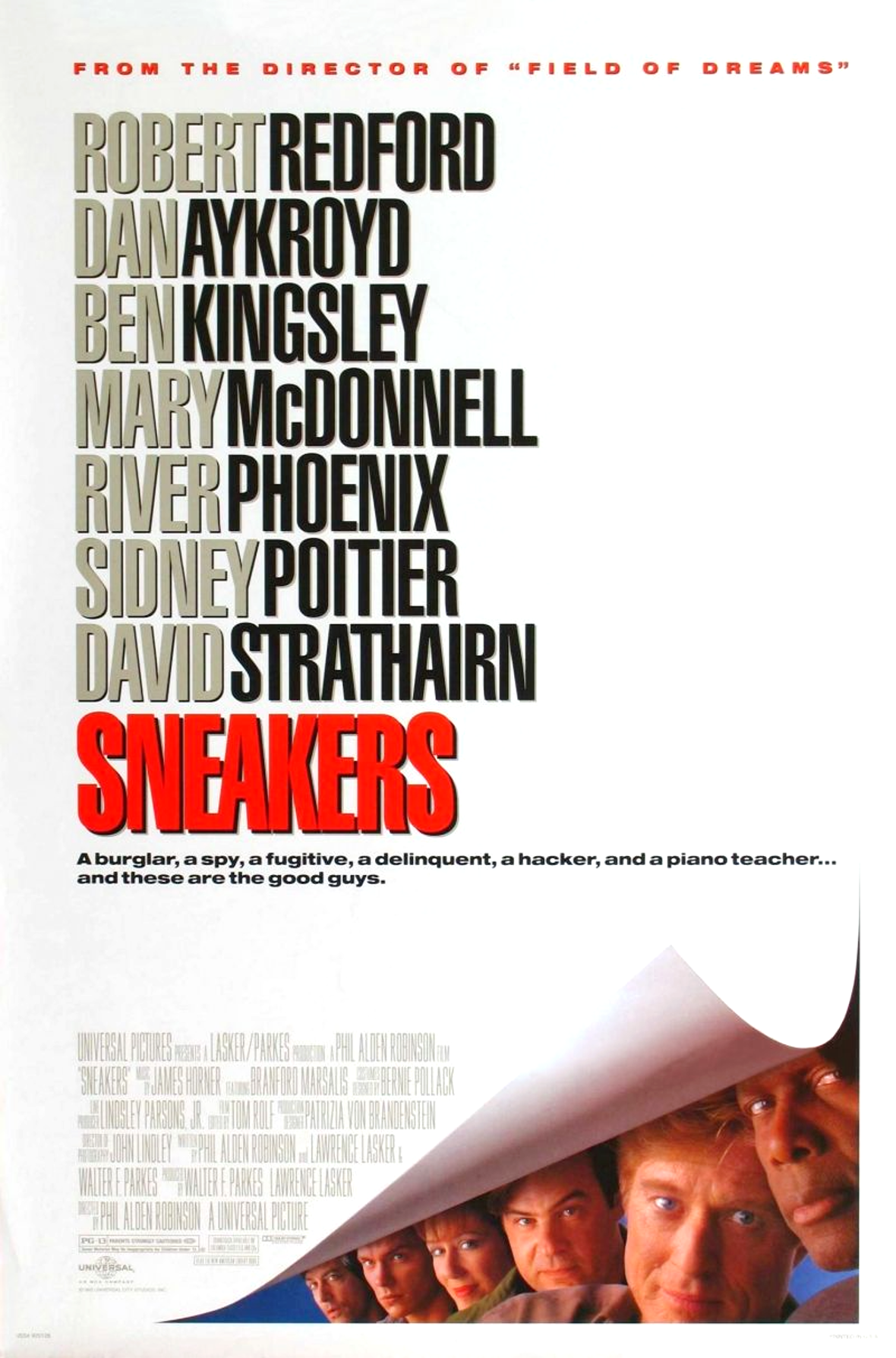 Image of Sneakers (1992) movie poster.