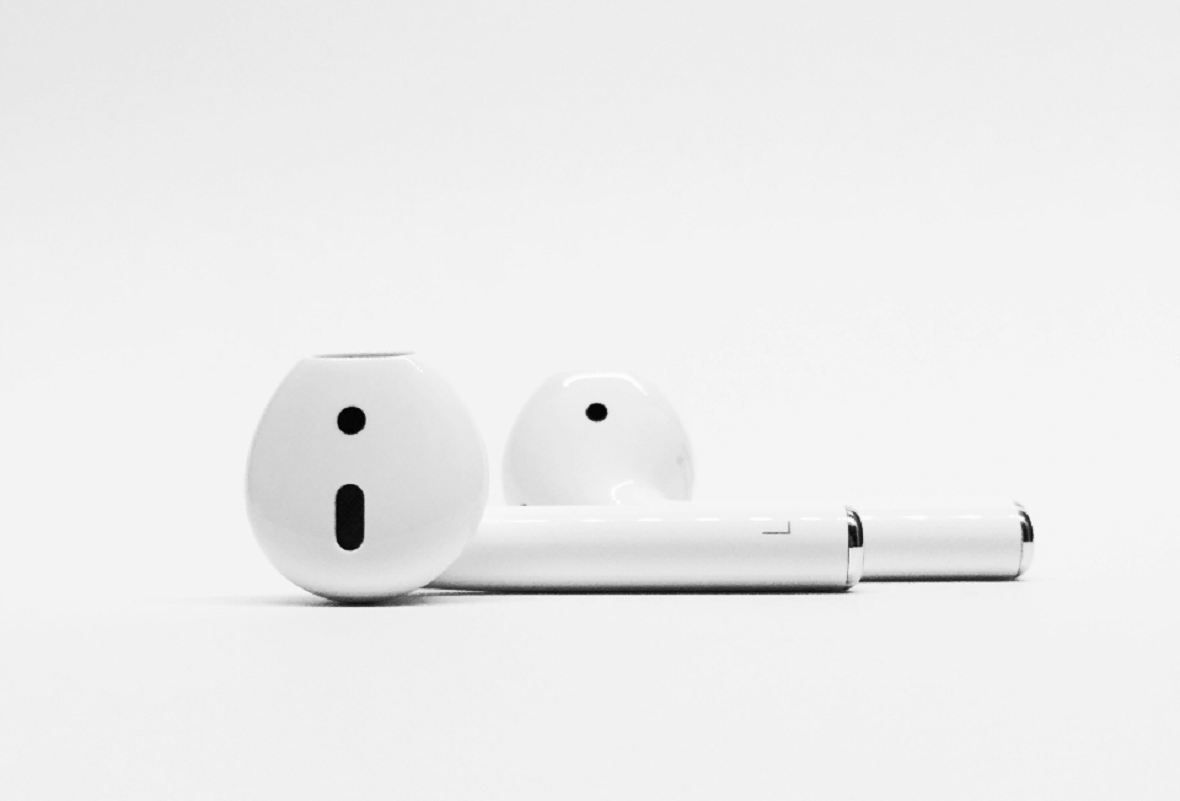 An image of a pair of Apple AirPods