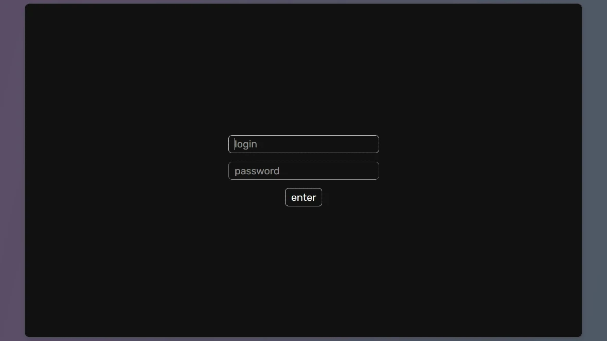 A screenshot of the Admin panel used in this campaign.