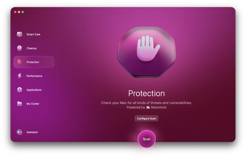 CleanMyMac protection interface (1) screenshot