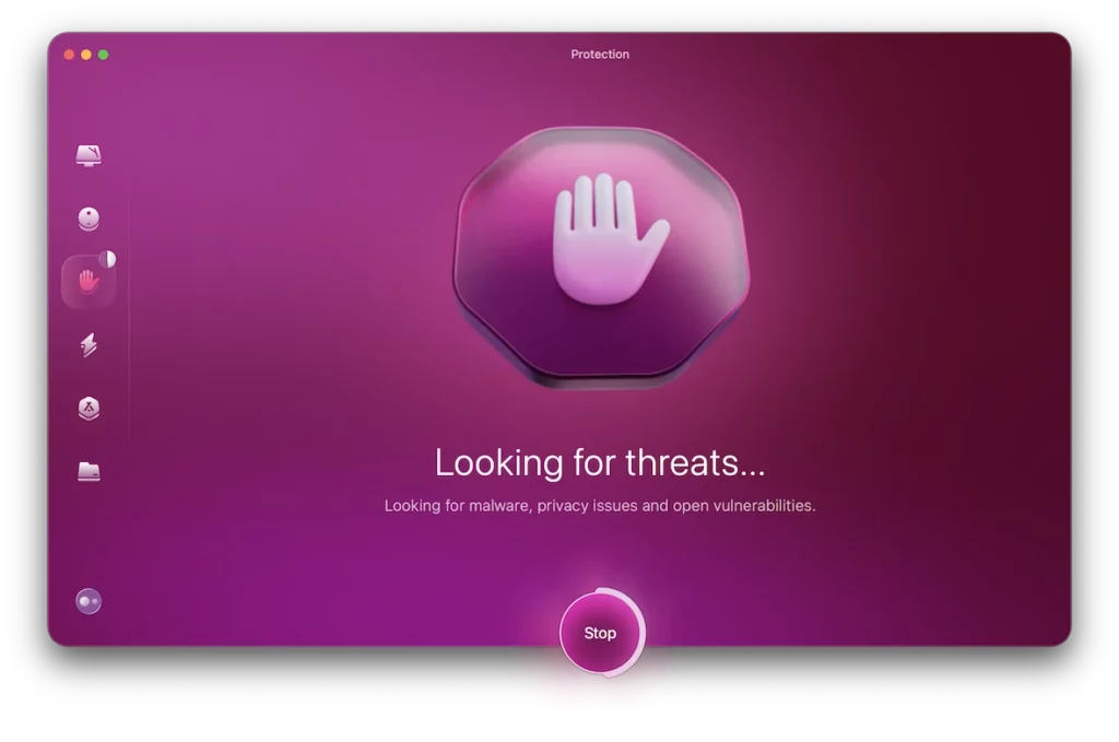 CleanMyMac protection interface (2) screenshot