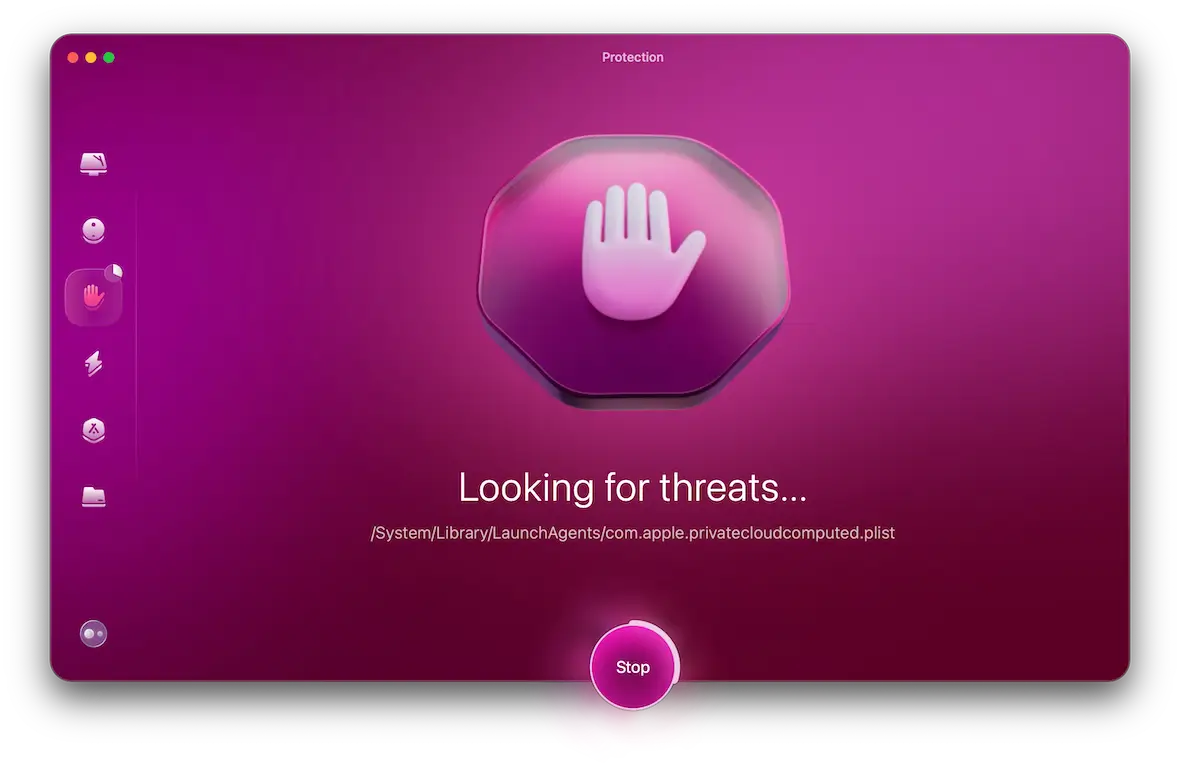 CleanMyMac protection interface 2 screenshot