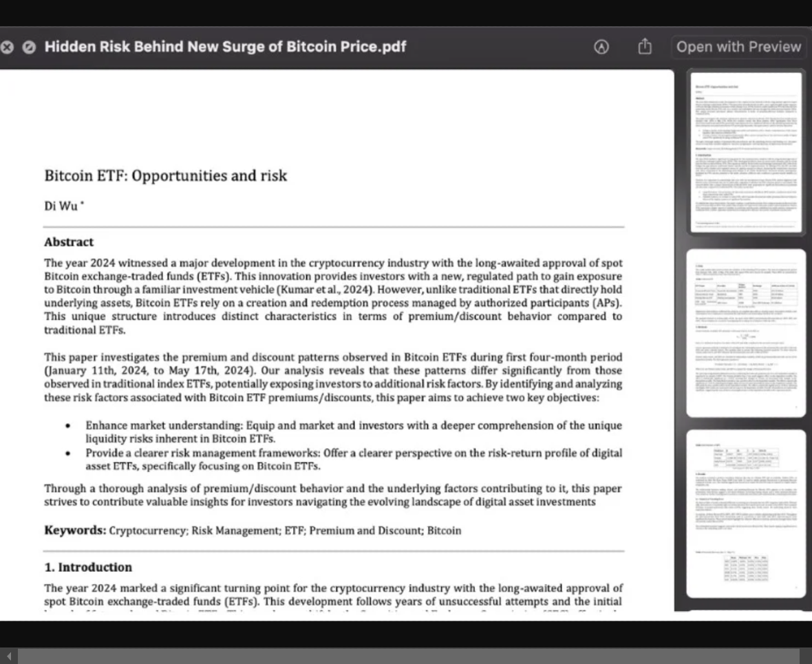 Screenshot of the crypto document preview used as a decoy to distract the reader as the first stage malware loads.