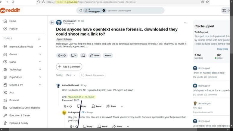 Fake Reddit and WeTransfer pages are spreading stealer malware