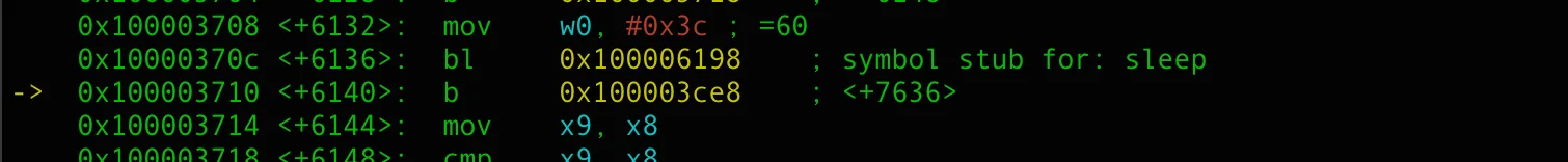 A second screenshot showing the AMOS code associated with tasks on infected machines.