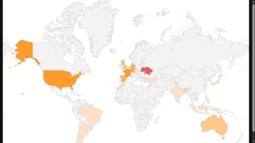 A screenshot of the MacSync detection heatmap shared by Moonlock Lab.