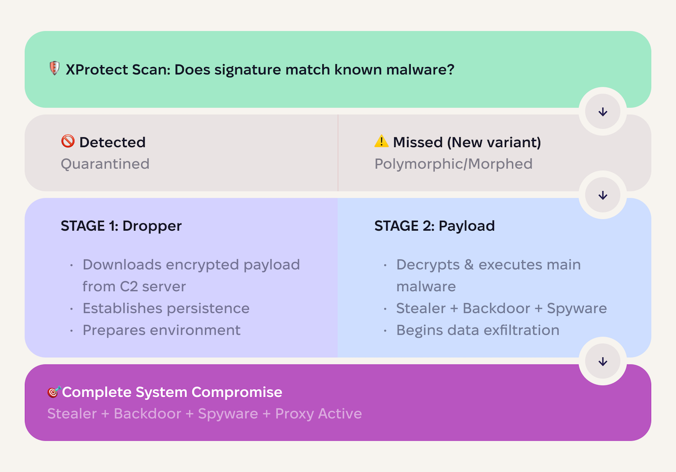 A chart showing the method used with XProtect Scan.
