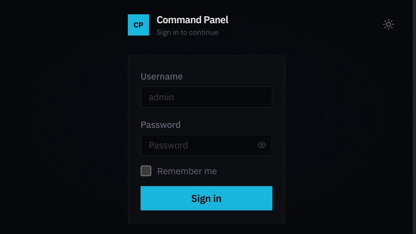 A screenshot of the CrashStealer Command Panel.