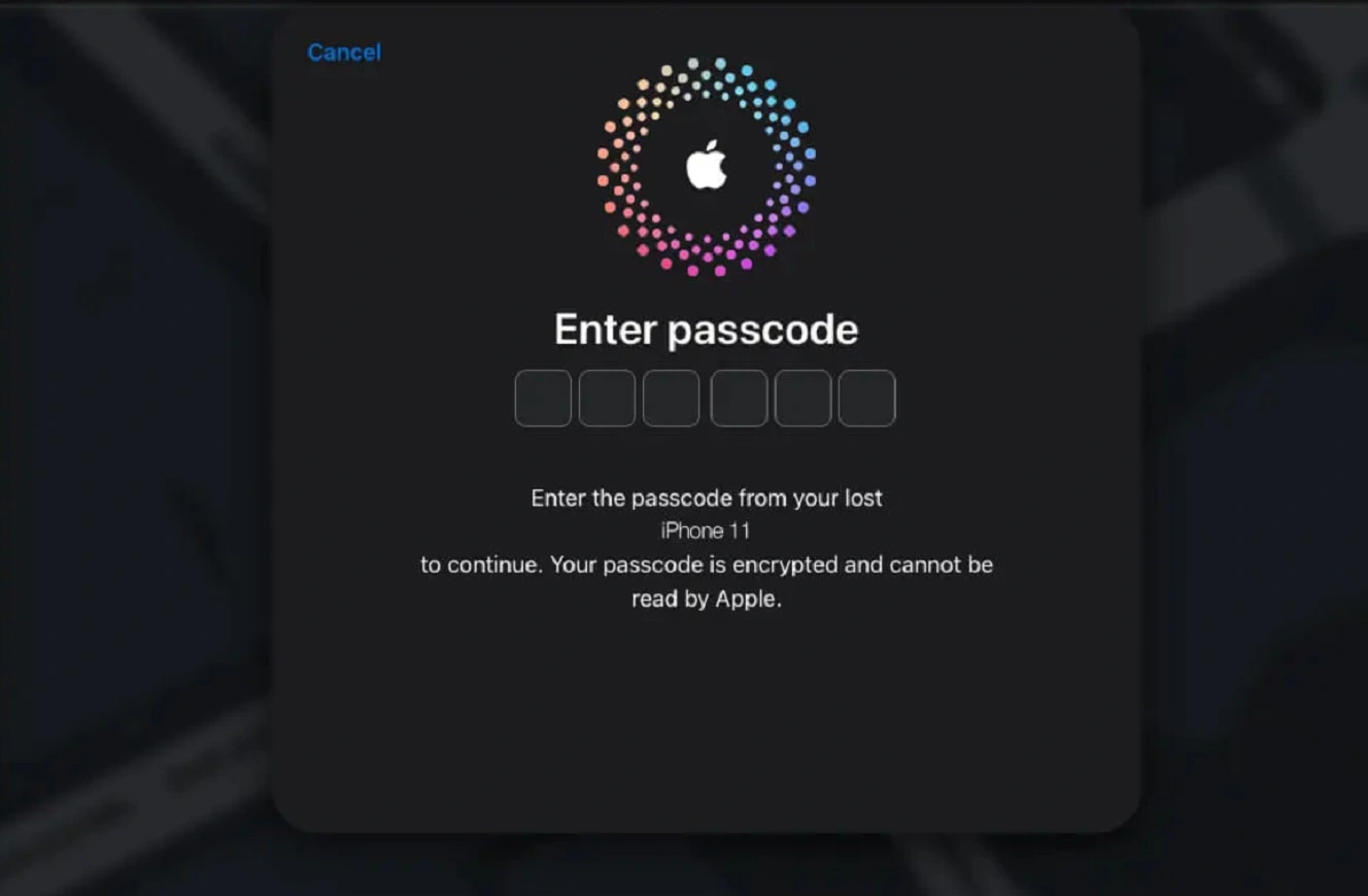 A screenshot of one of the fake lure web pages AnonyMousKIT uses to steal your passcode.