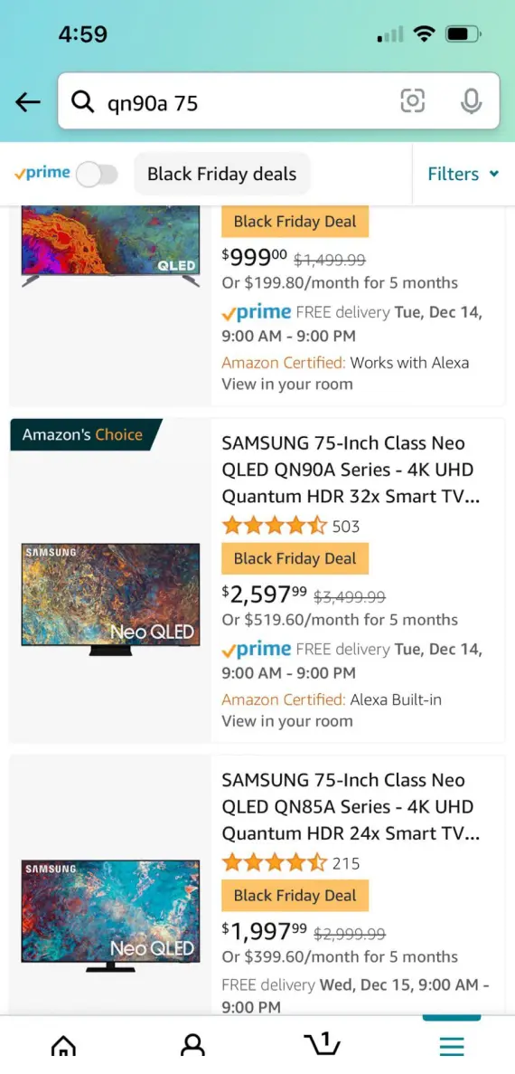 Fake Black Friday discount, example 2.