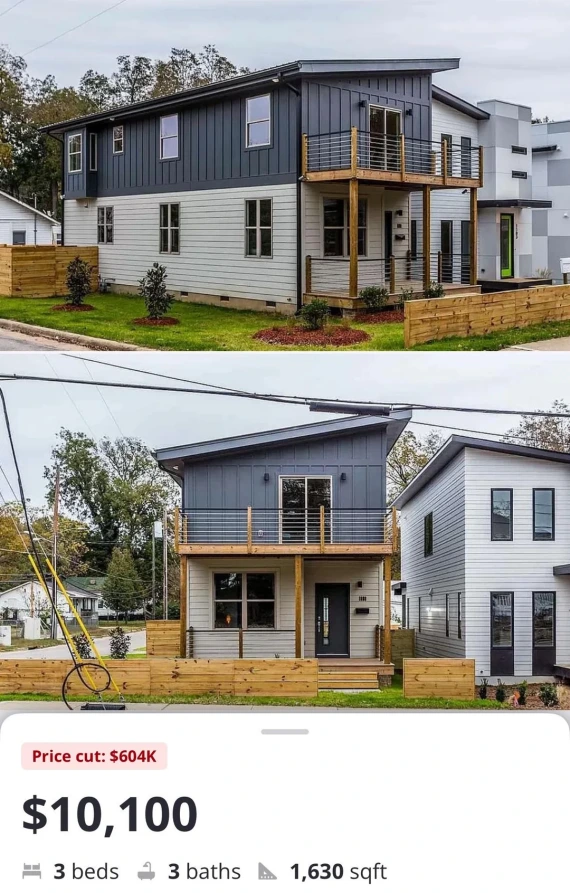 Image of a Zillow listing that is possible a cloned listing.
